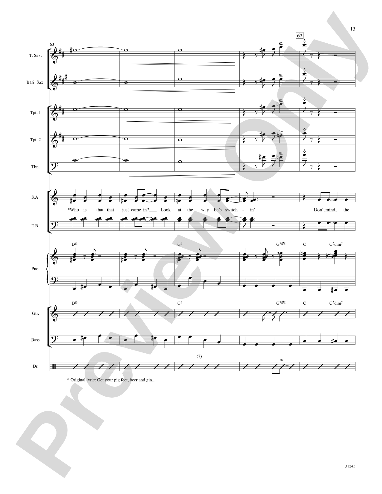 The Joint Is Jumpin' (from the musical Ain't Misbehavin'): Choral SoundPax