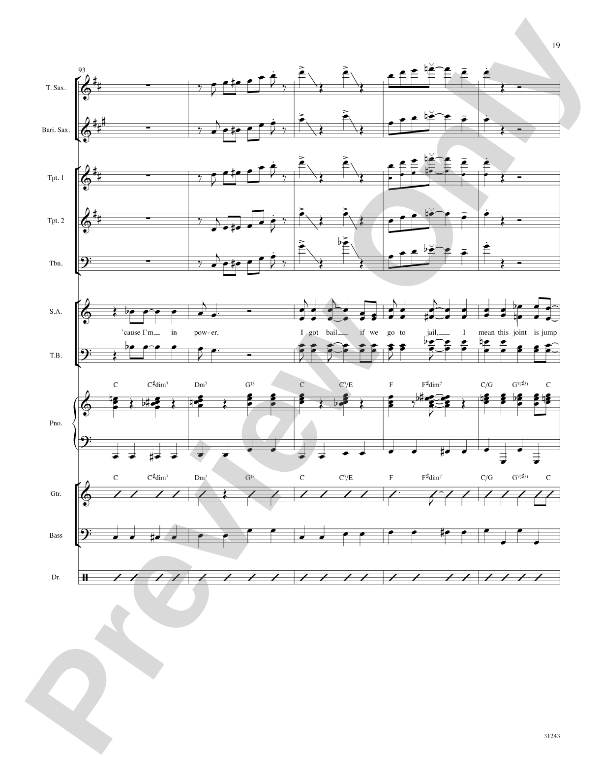 The Joint Is Jumpin' (from the musical Ain't Misbehavin'): Choral SoundPax
