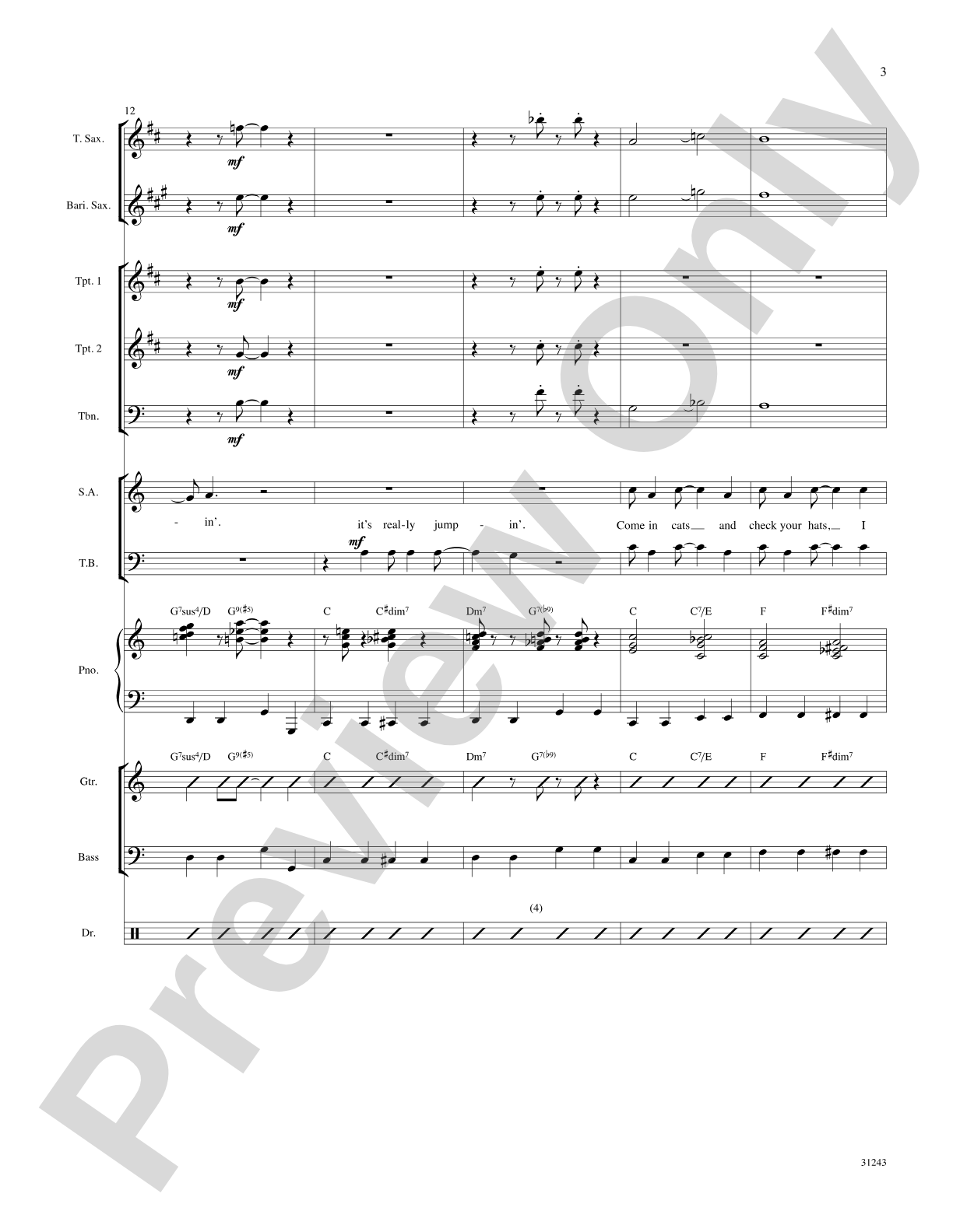 The Joint Is Jumpin' (from the musical Ain't Misbehavin'): Choral SoundPax