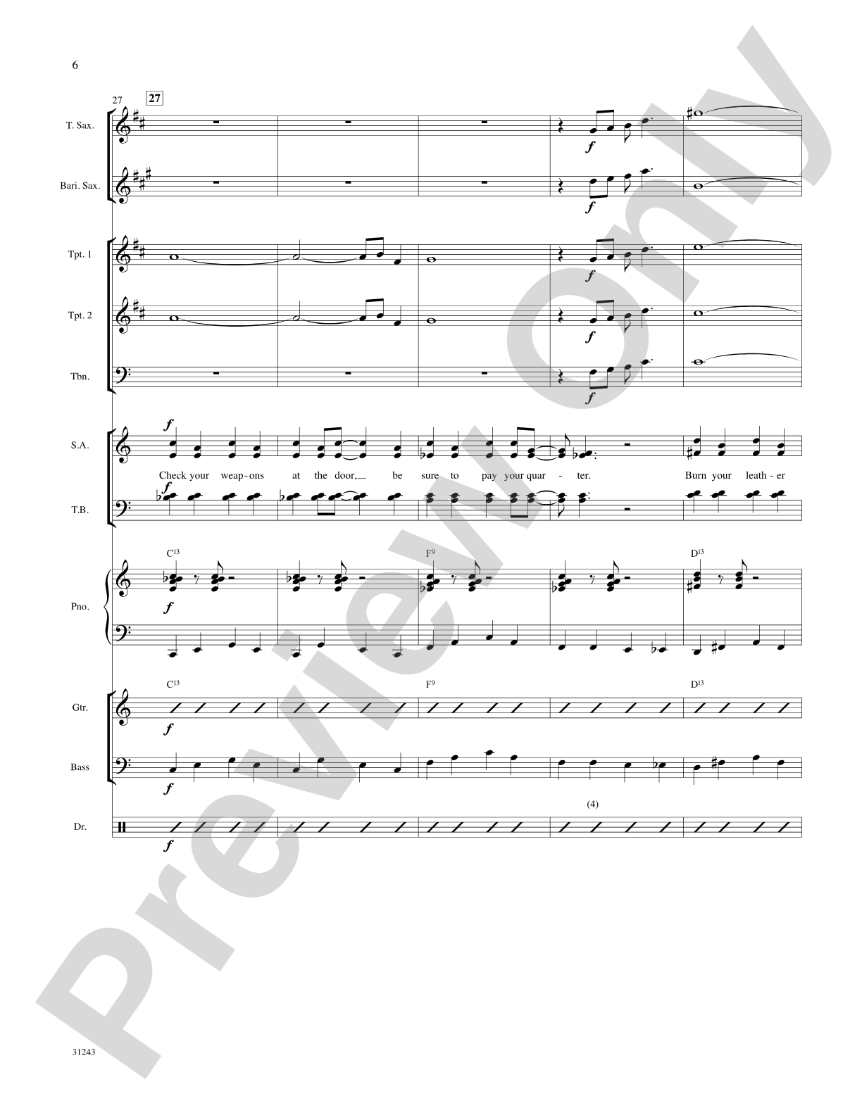 The Joint Is Jumpin' (from the musical Ain't Misbehavin'): Choral SoundPax