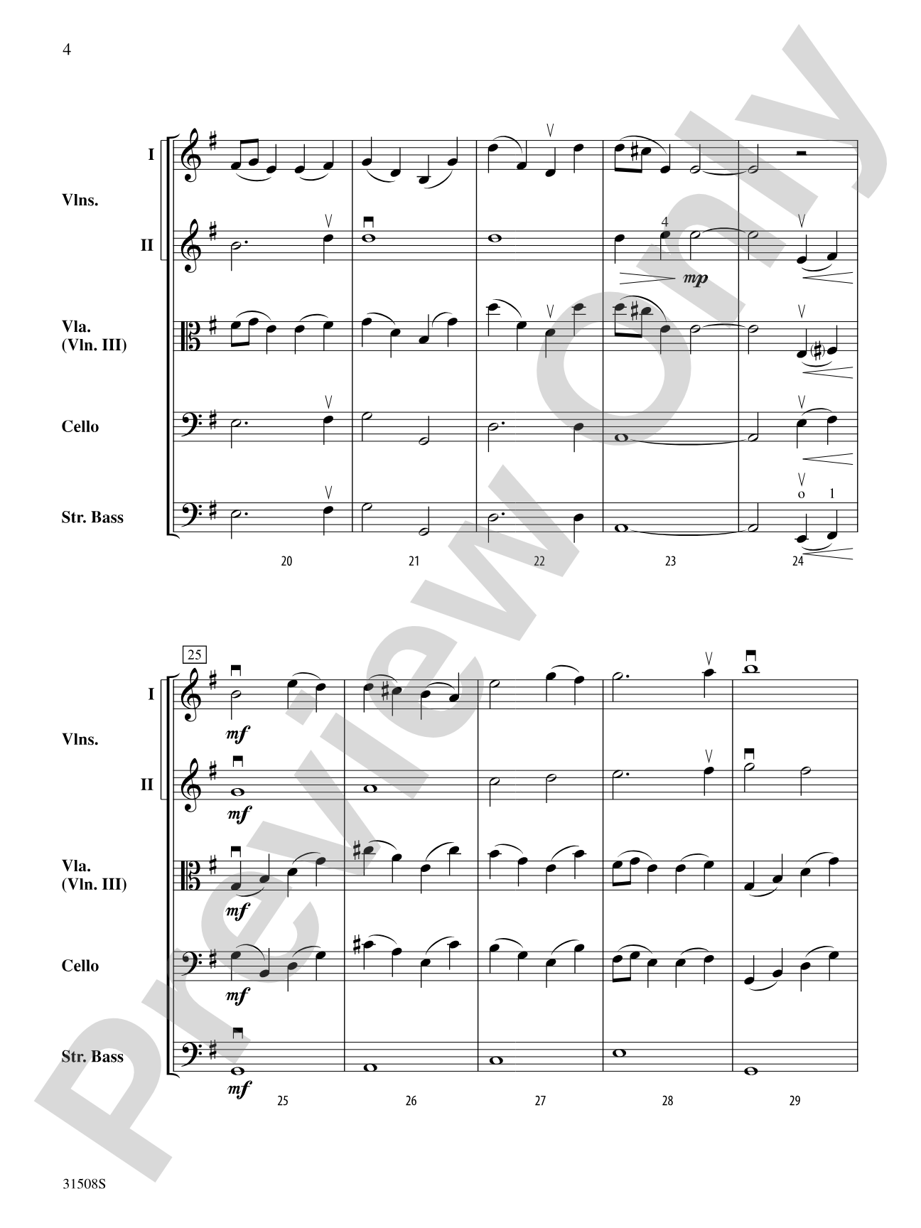 Stairway to Heaven, Theme from: Score