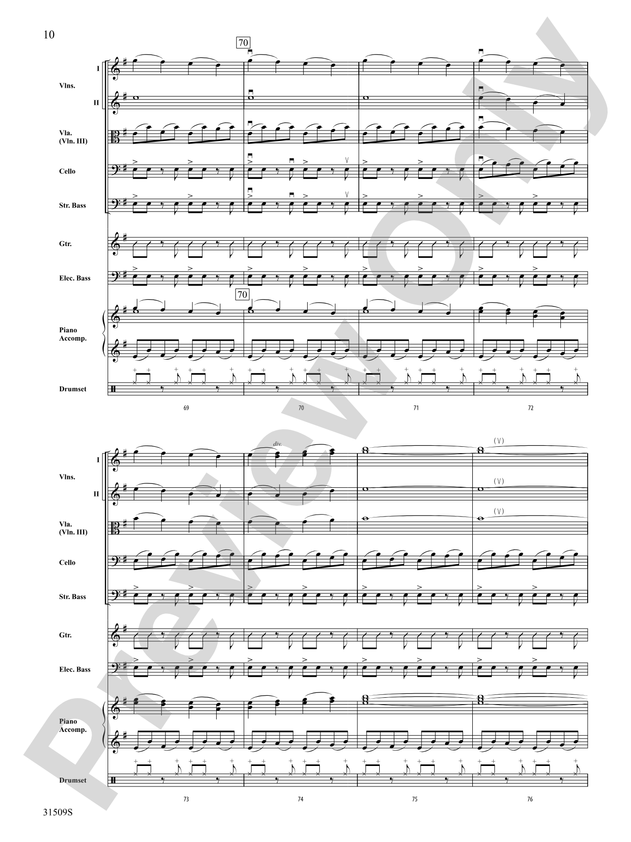 Wizards in Winter: String Orchestra Conductor Score & Parts