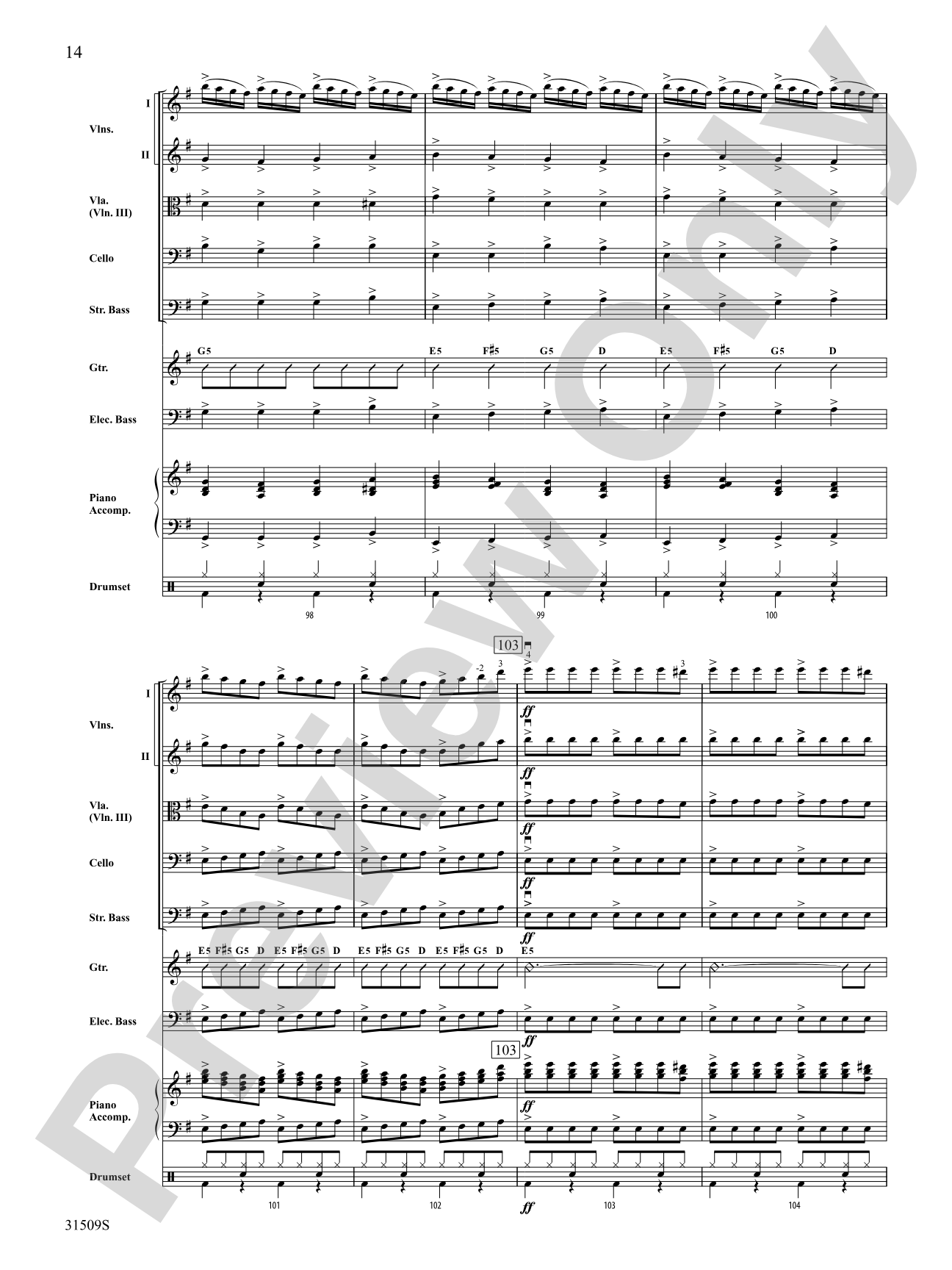Wizards in Winter: String Orchestra Conductor Score & Parts