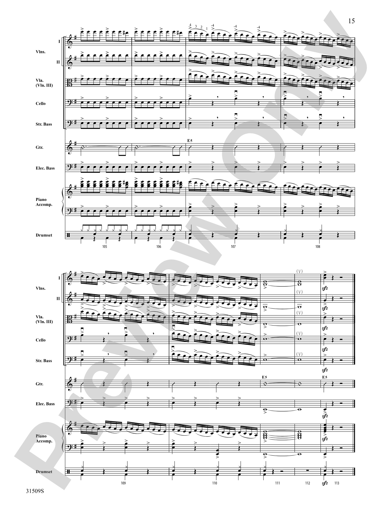 Wizards in Winter: String Orchestra Conductor Score & Parts
