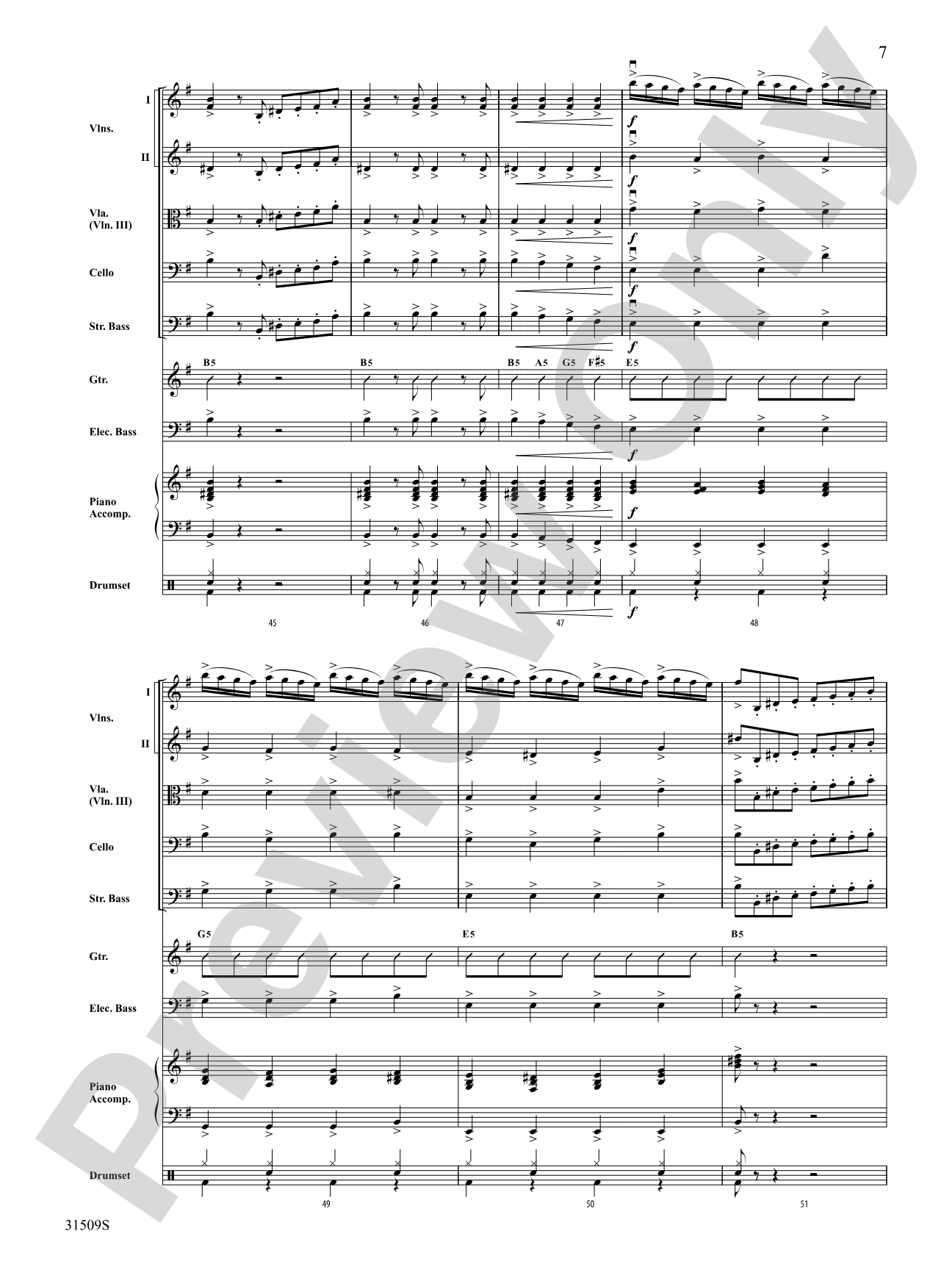 Wizards in Winter: String Orchestra Conductor Score & Parts