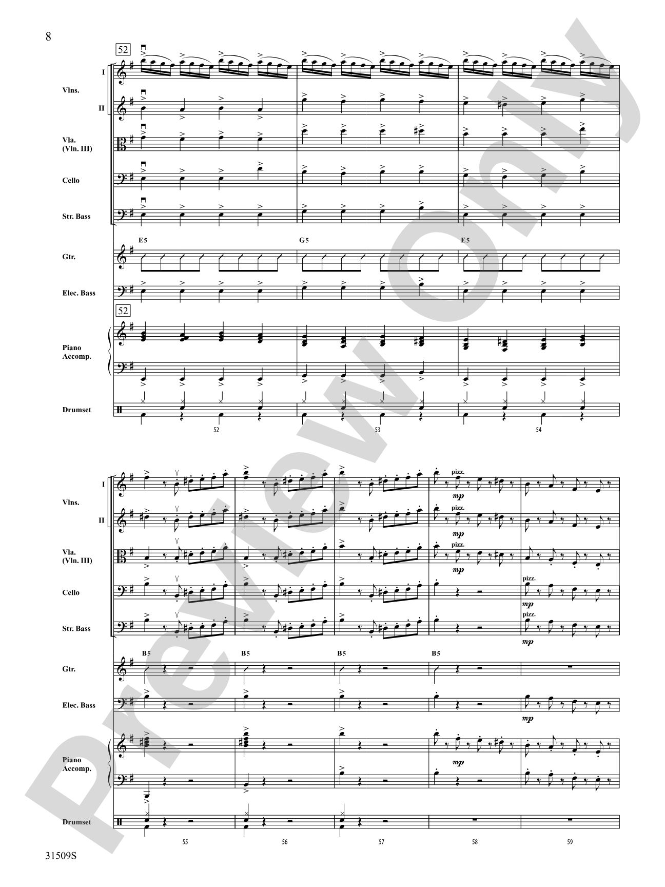 Wizards in Winter: String Orchestra Conductor Score & Parts