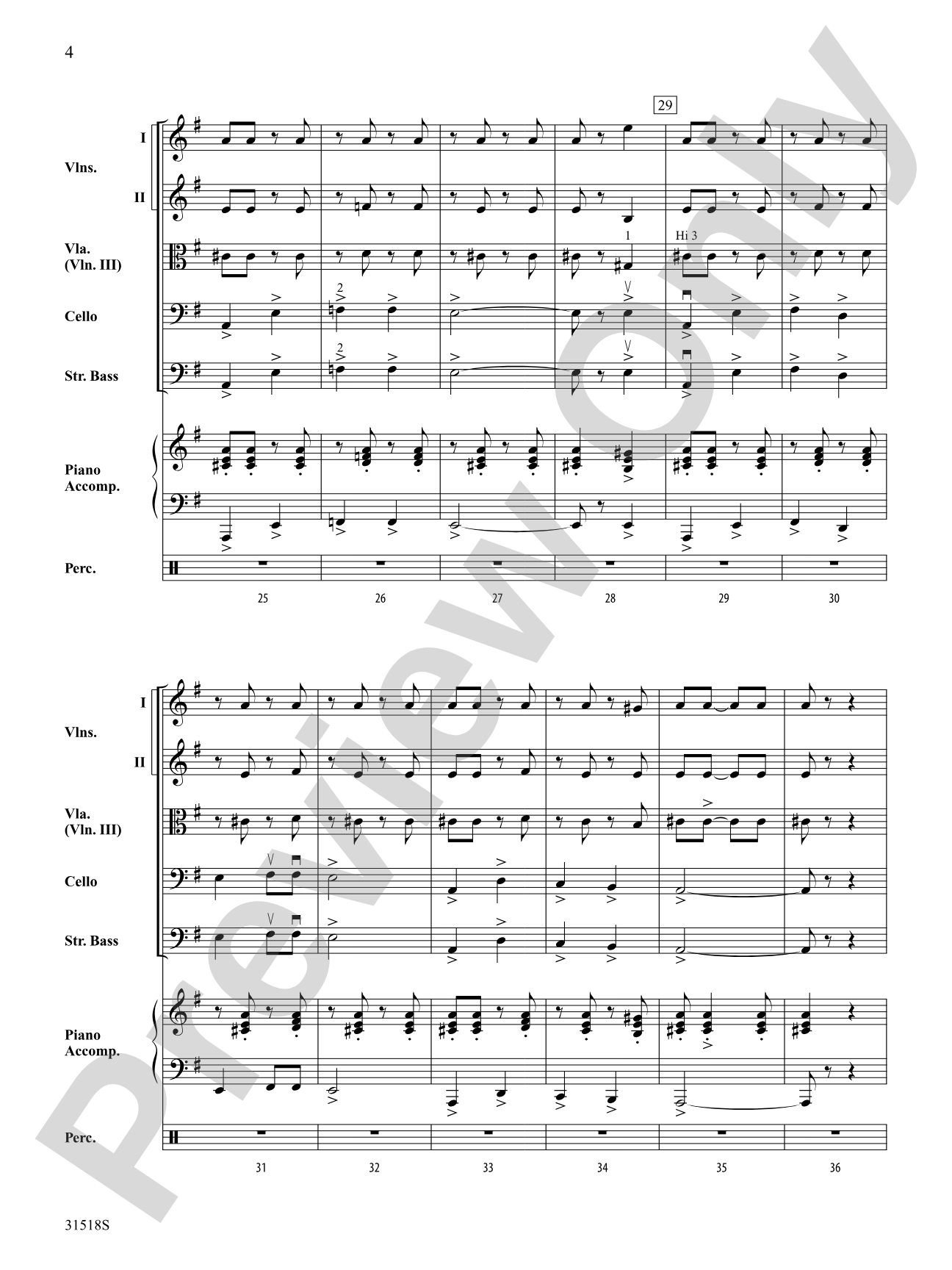 Dervish: String Orchestra Conductor Score & Parts