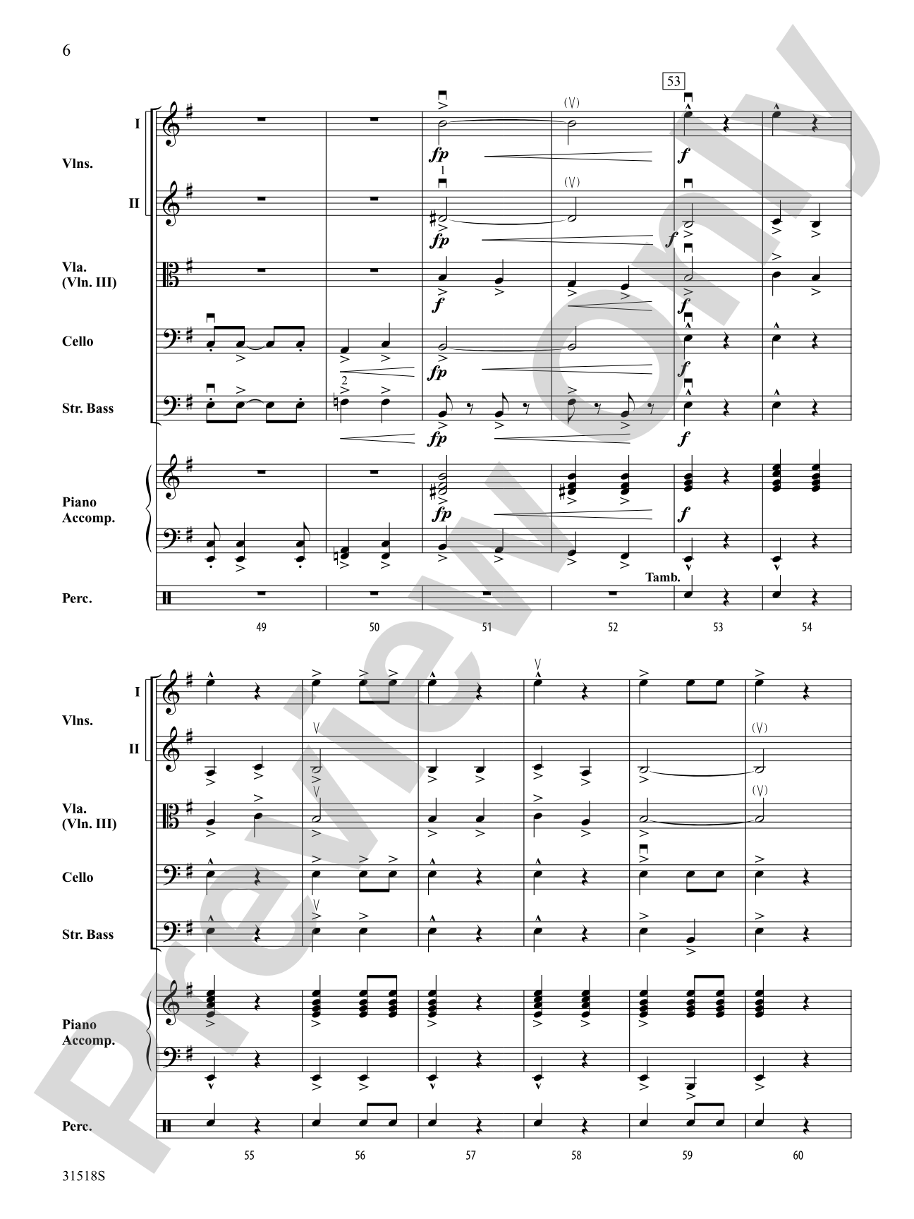 Dervish: String Orchestra Conductor Score & Parts