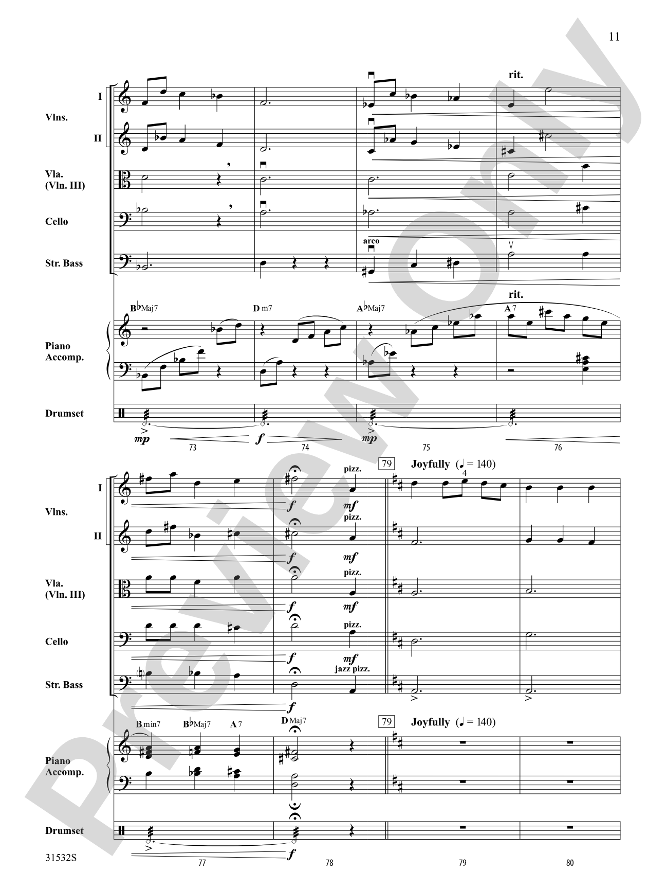 Have a Cool Yule: String Orchestra Conductor Score & Parts