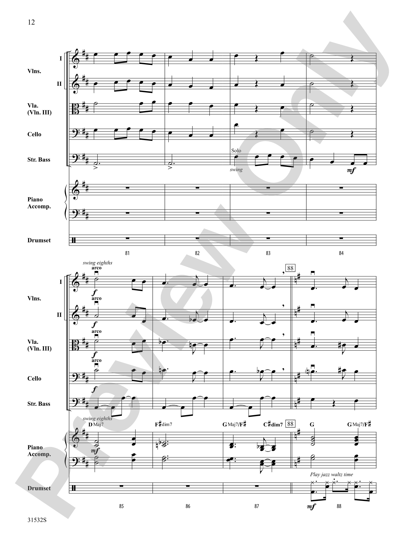 Have a Cool Yule: String Orchestra Conductor Score & Parts