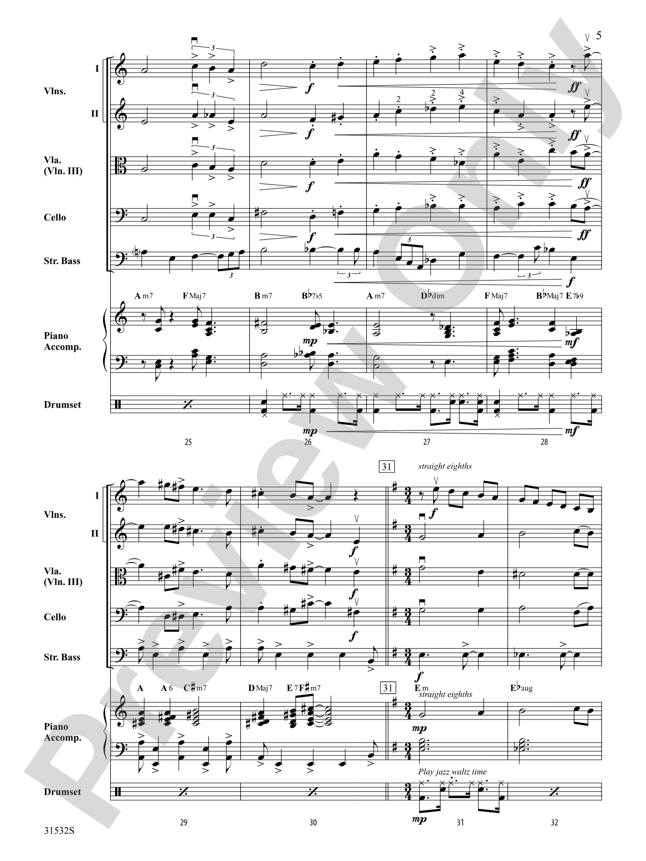 Have a Cool Yule: String Orchestra Conductor Score & Parts