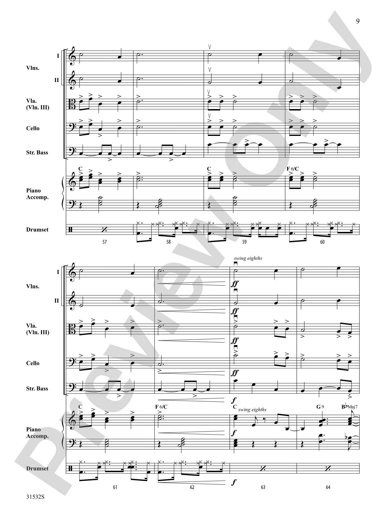 Have a Cool Yule: String Orchestra Conductor Score & Parts
