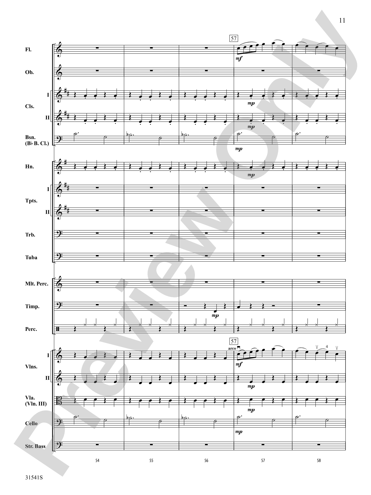 Courage: Full Orchestra Conductor Score & Parts
