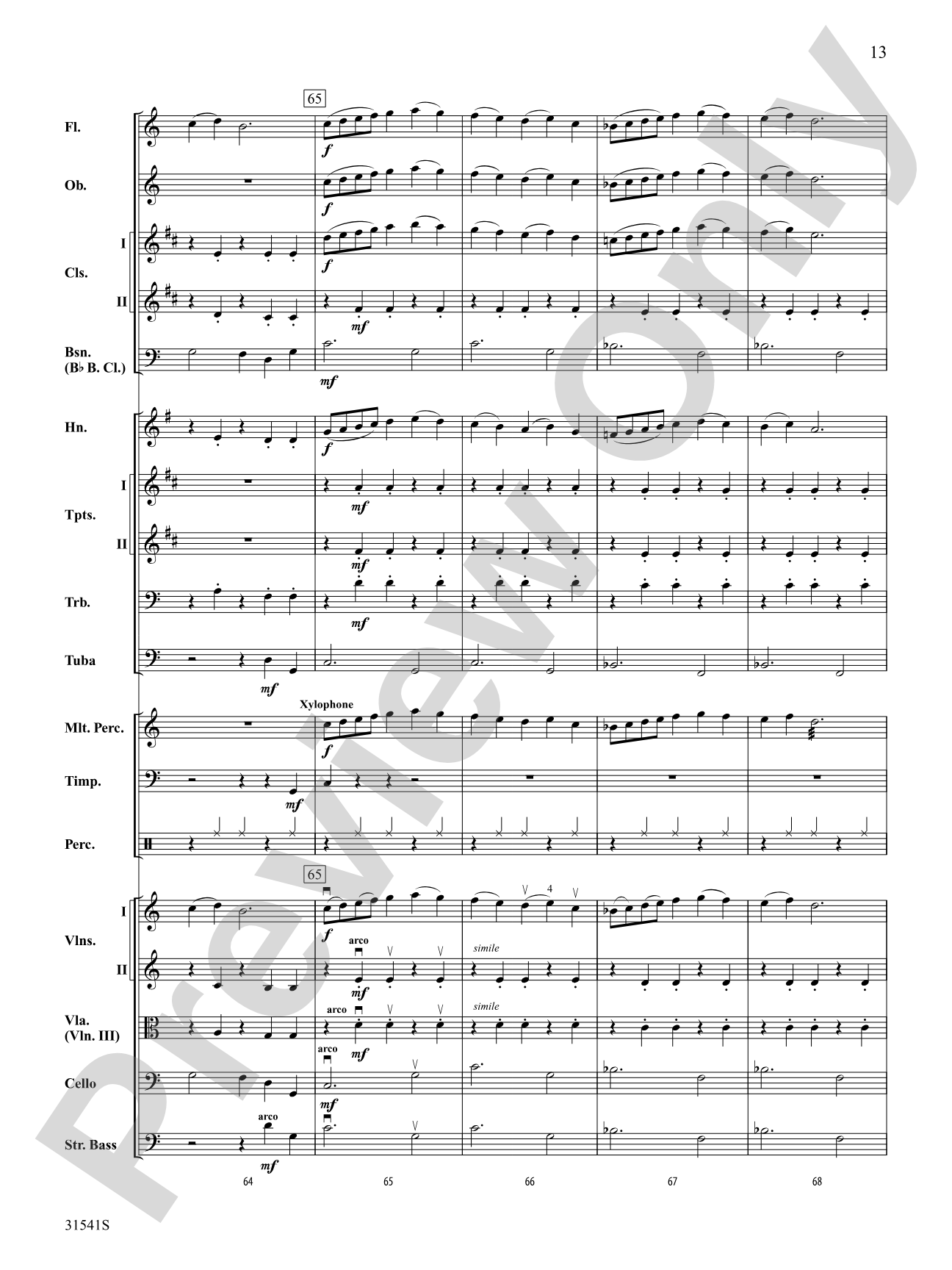 Courage: Full Orchestra Conductor Score & Parts