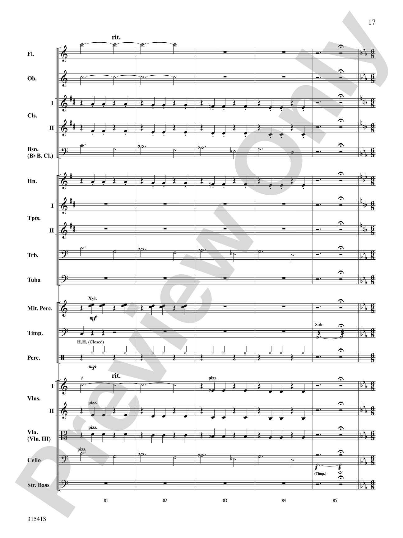 Courage: Full Orchestra Conductor Score & Parts