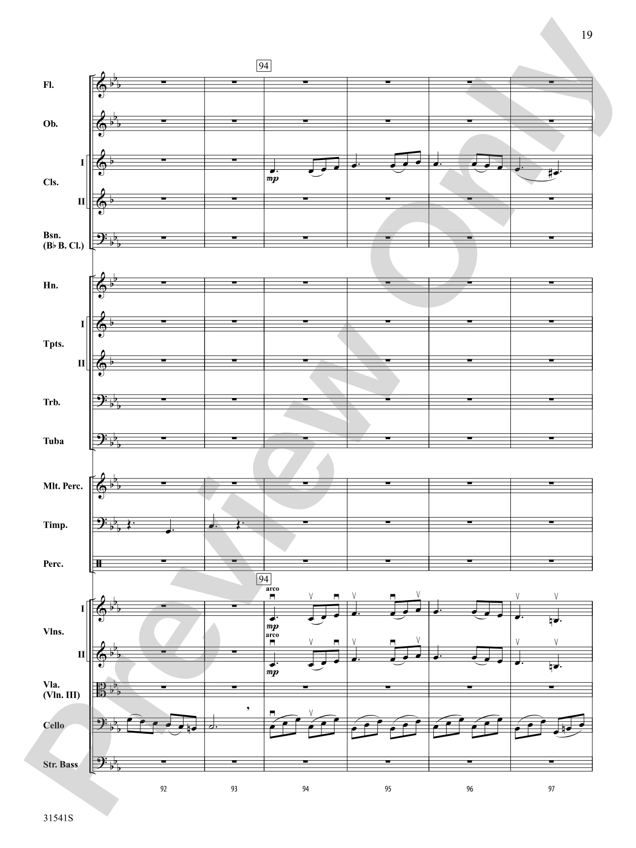 Courage: Full Orchestra Conductor Score & Parts