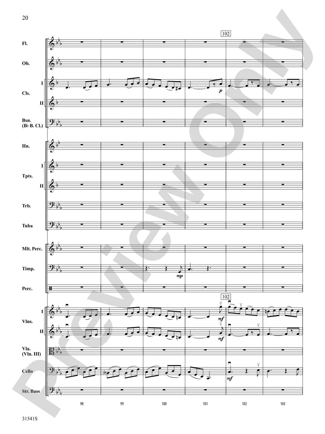 Courage: Full Orchestra Conductor Score & Parts