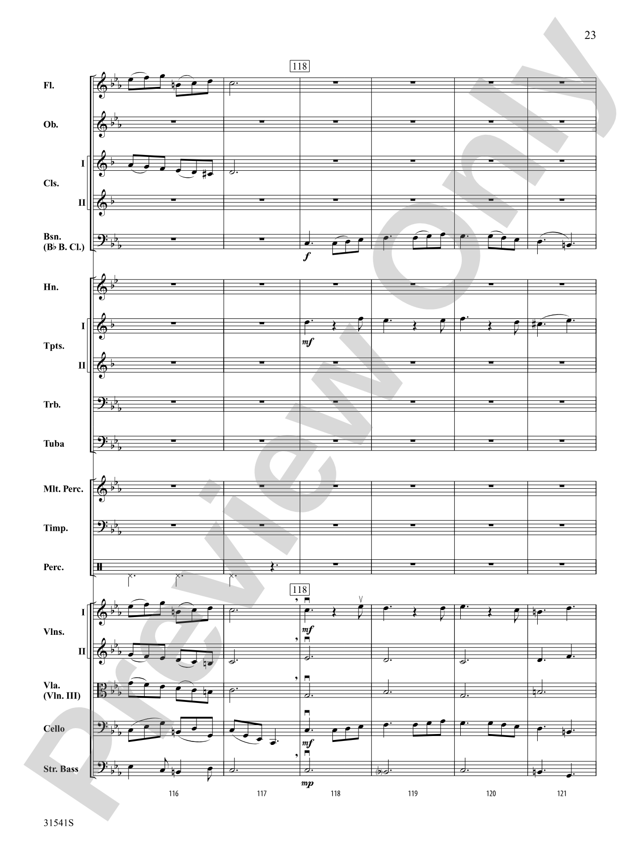Courage: Full Orchestra Conductor Score & Parts