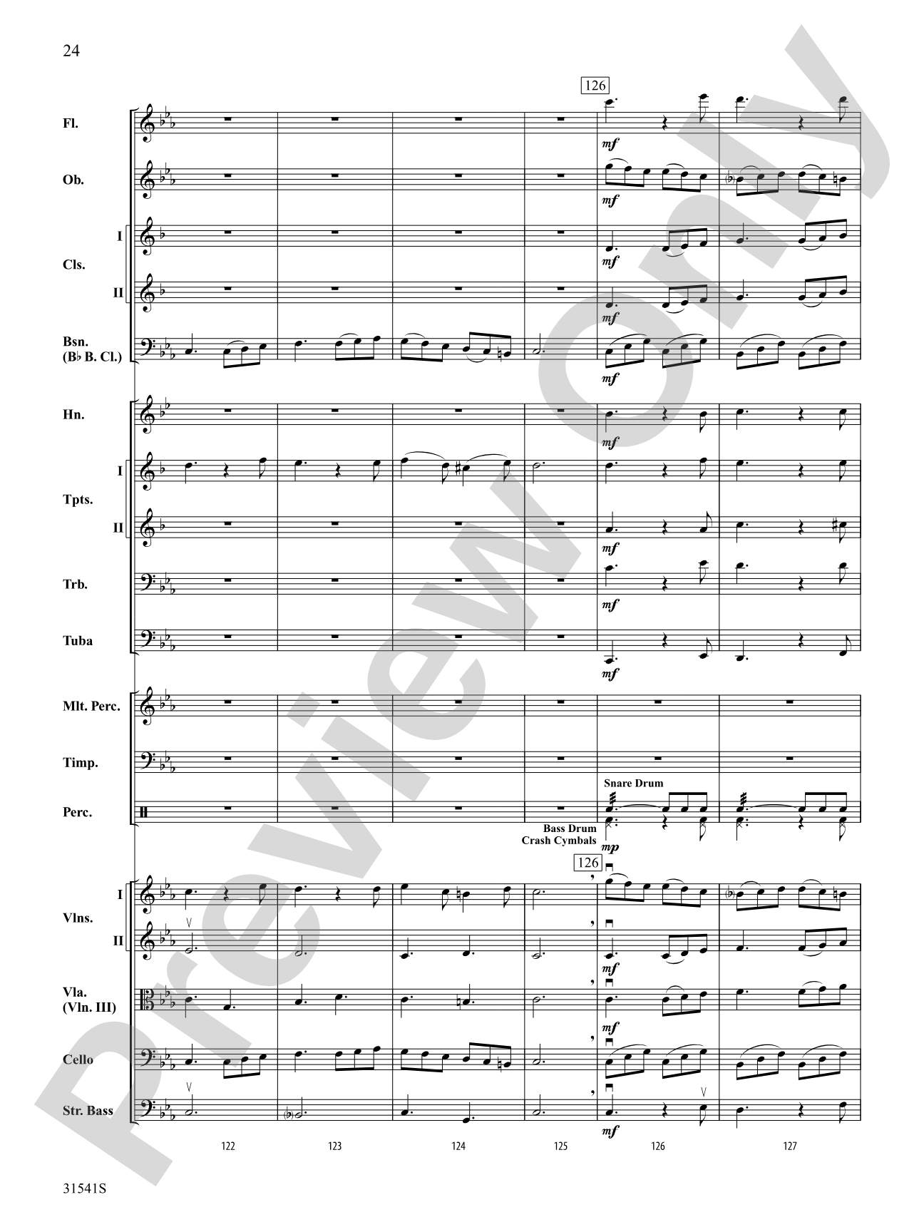 Courage: Full Orchestra Conductor Score & Parts