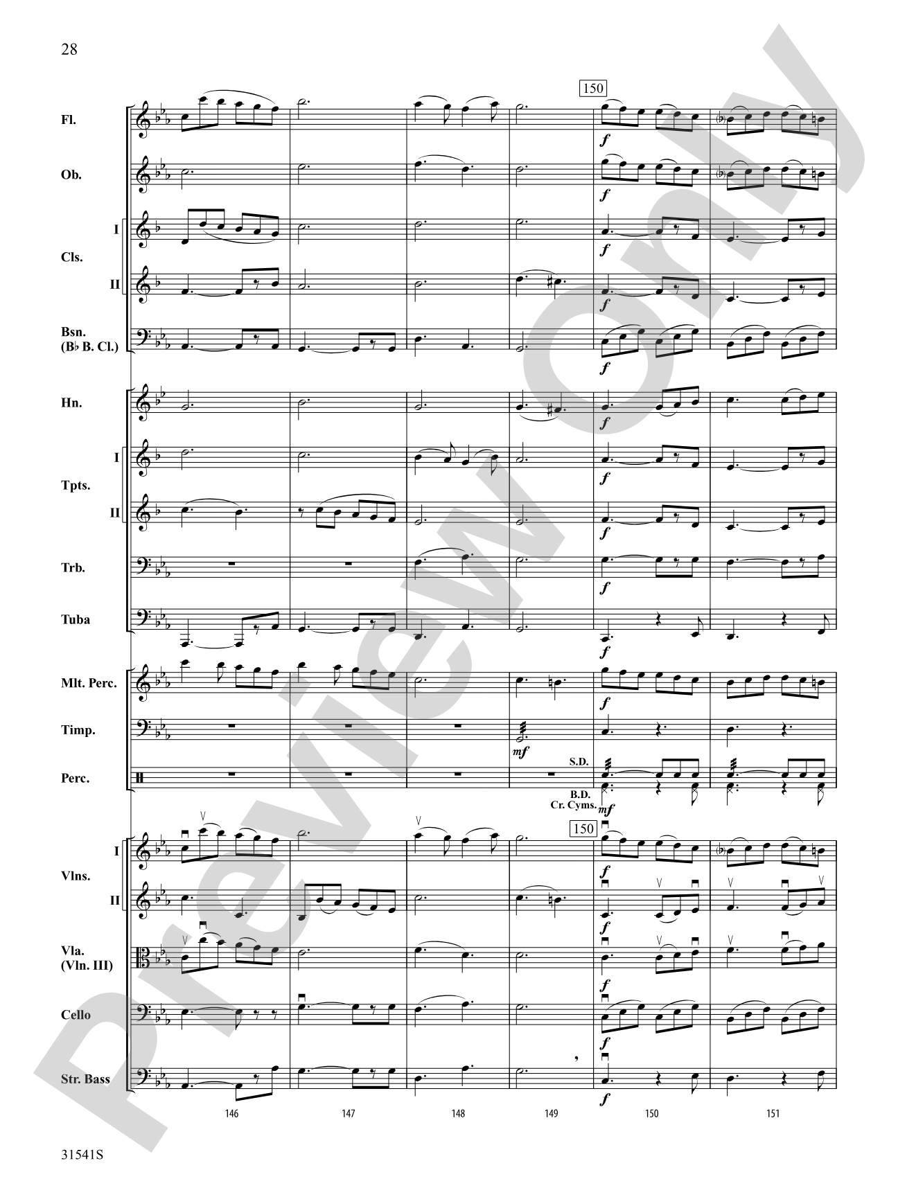 Courage: Full Orchestra Conductor Score & Parts