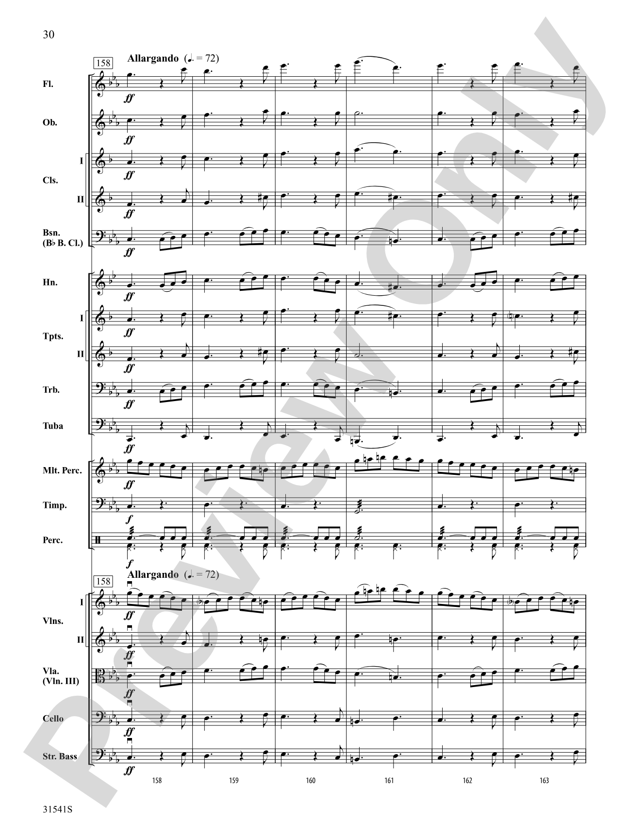 Courage: Full Orchestra Conductor Score & Parts
