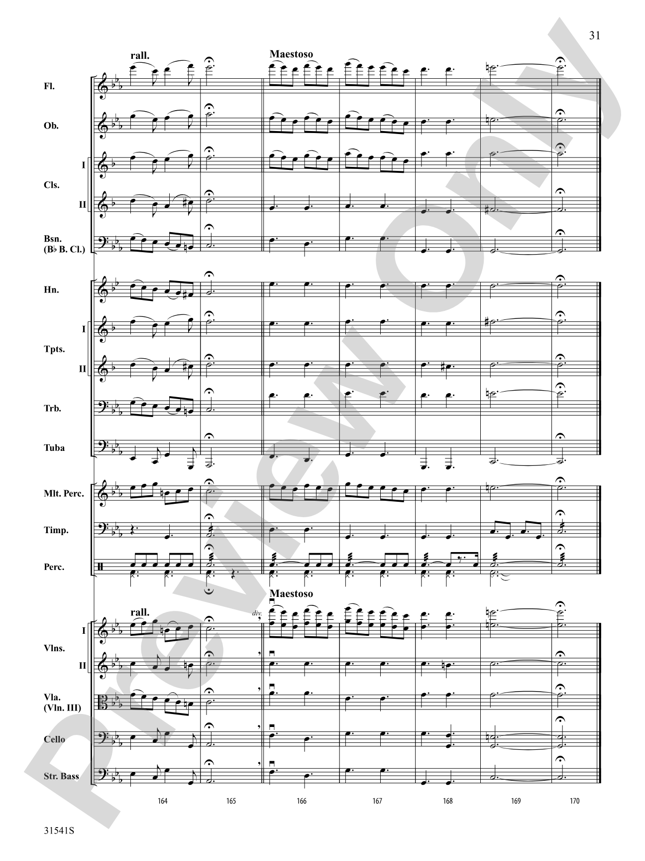 Courage: Full Orchestra Conductor Score & Parts