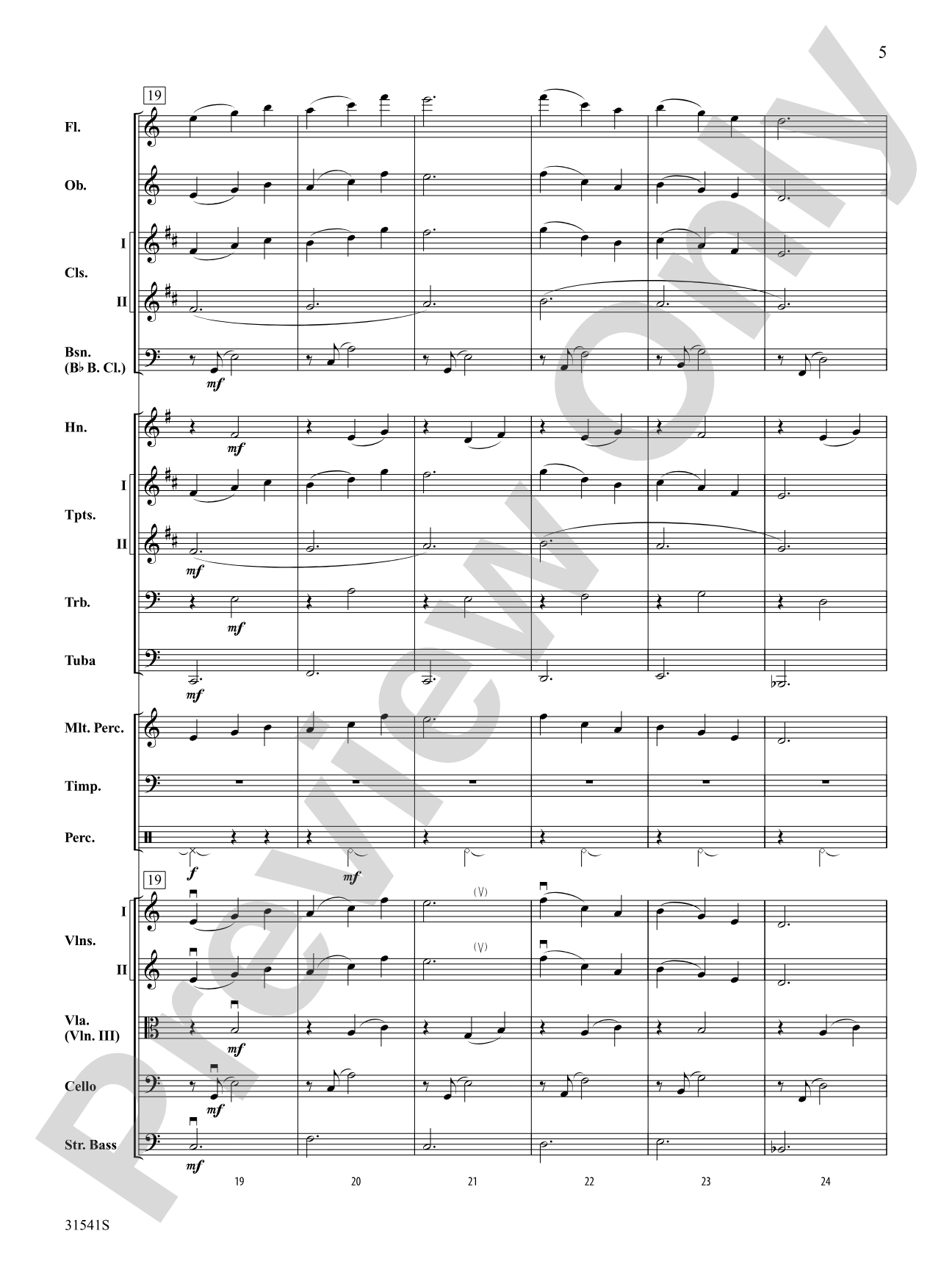 Courage: Full Orchestra Conductor Score & Parts