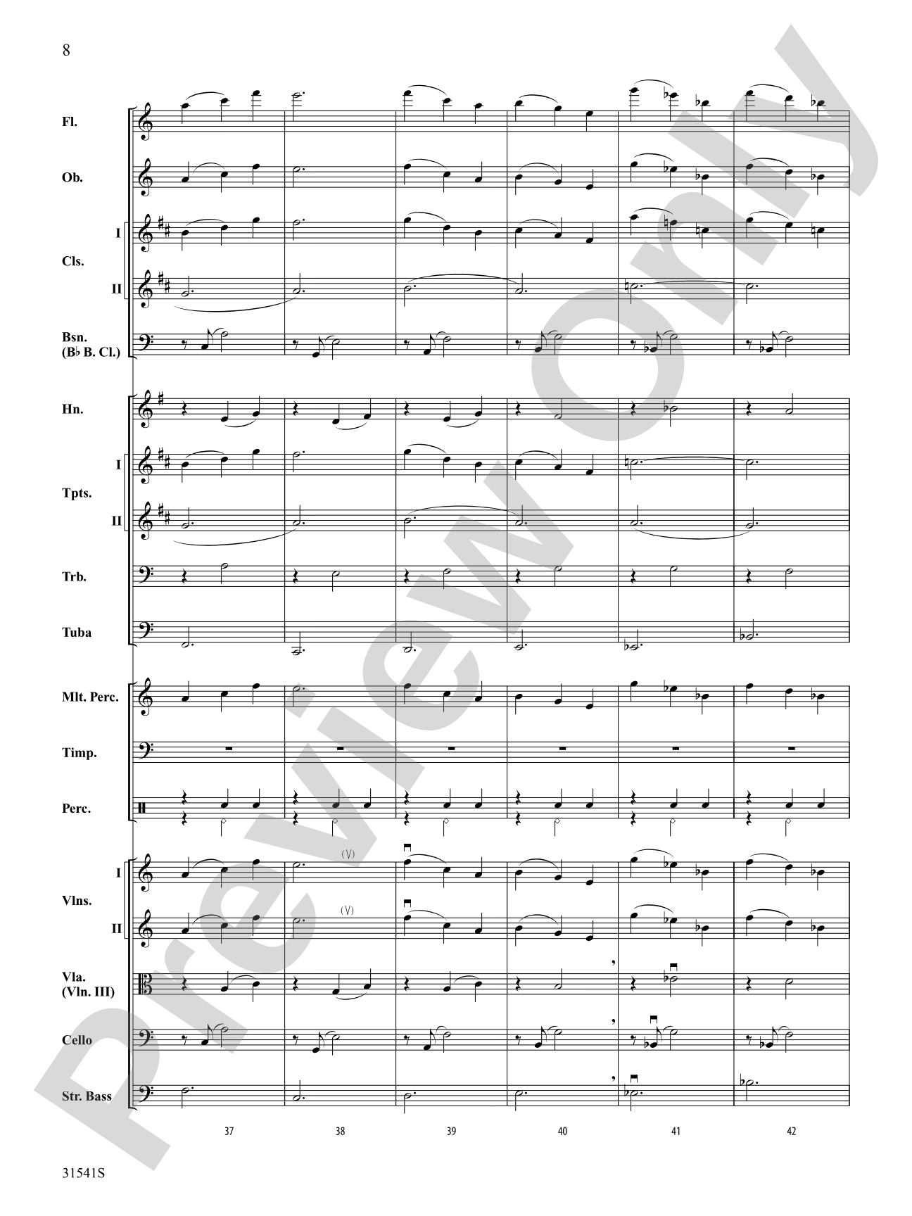 Courage: Full Orchestra Conductor Score & Parts