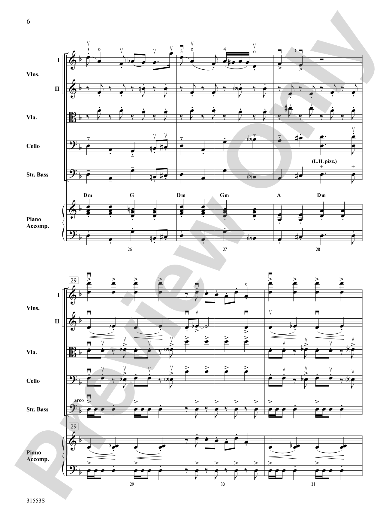 Shabbat Shalom: String Orchestra Conductor Score & Parts