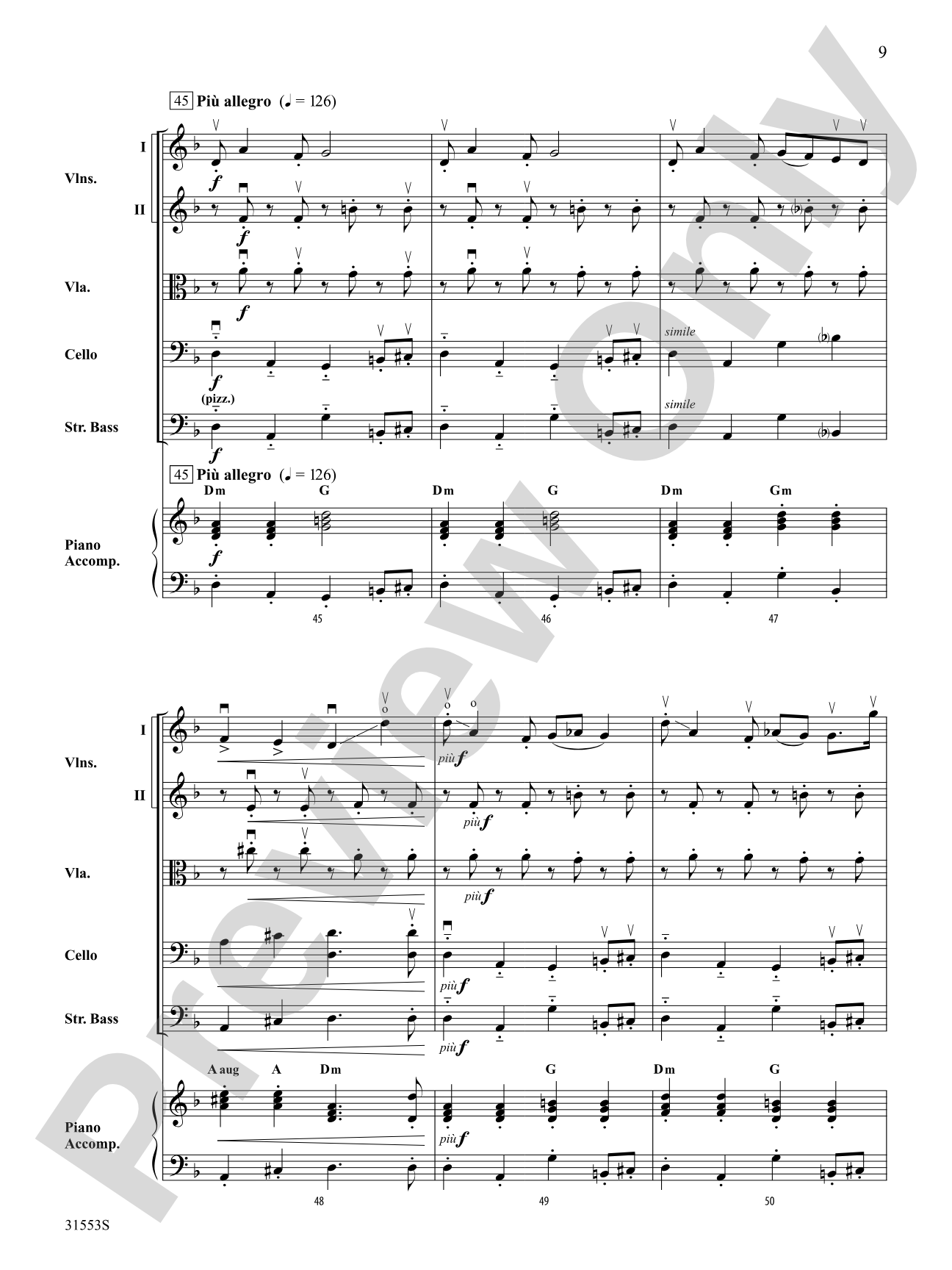 Shabbat Shalom: String Orchestra Conductor Score & Parts