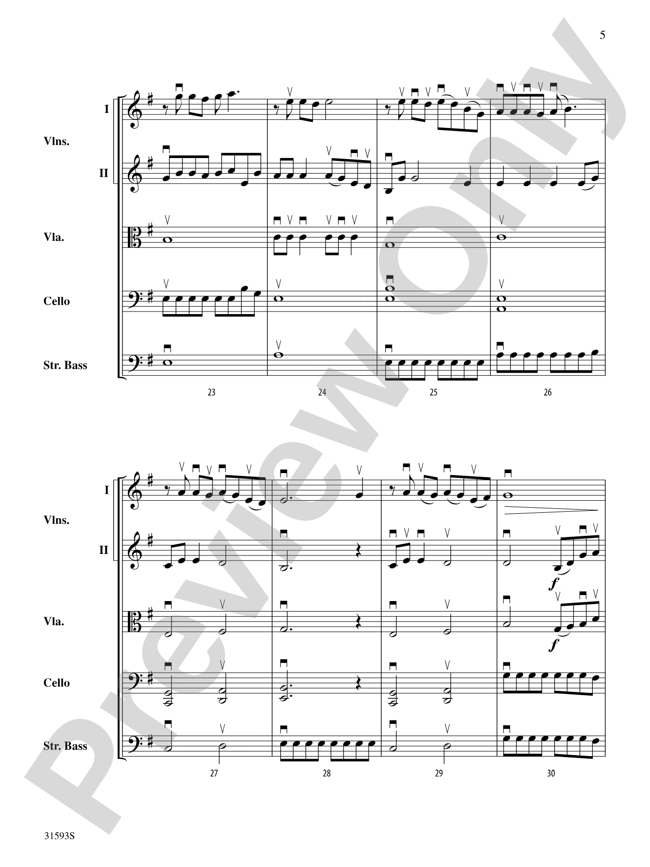 Prairie Sunset: String Orchestra Conductor Score & Parts