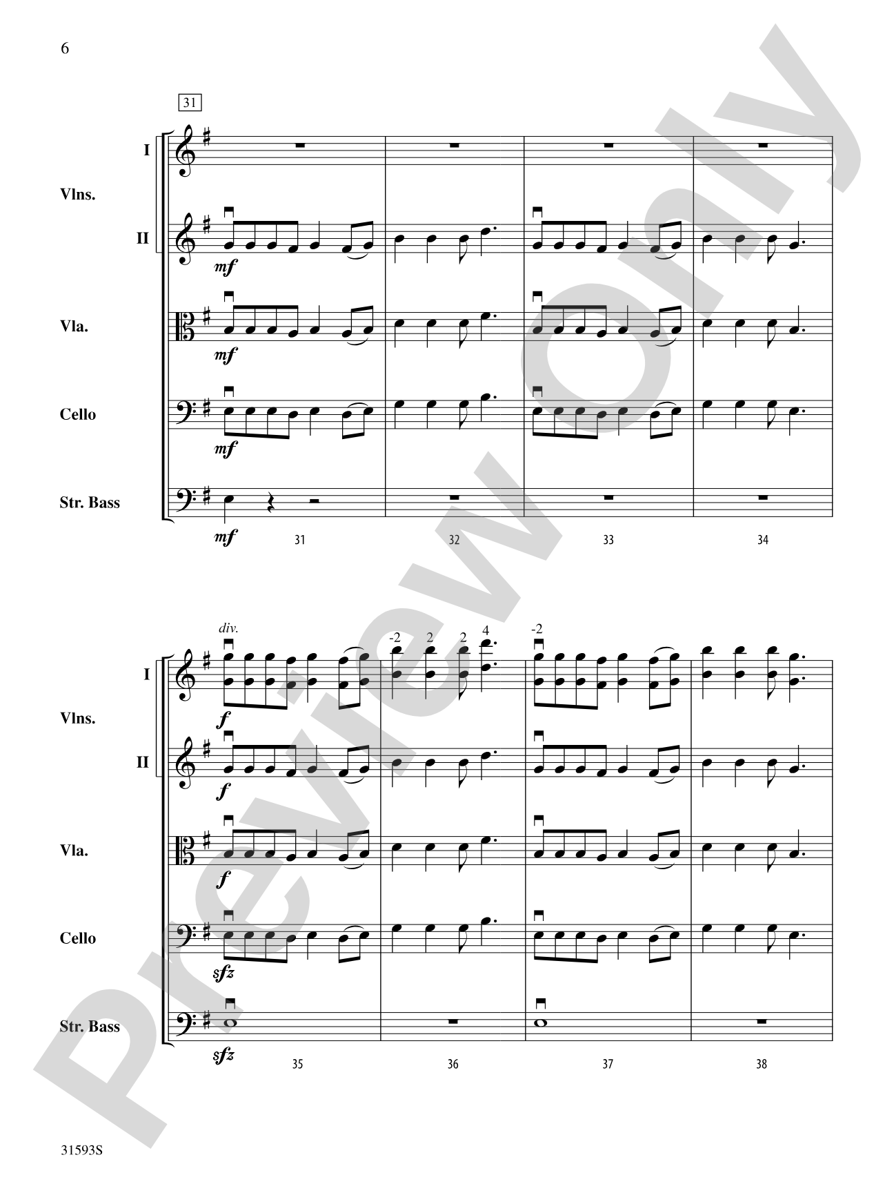 Prairie Sunset: String Orchestra Conductor Score & Parts