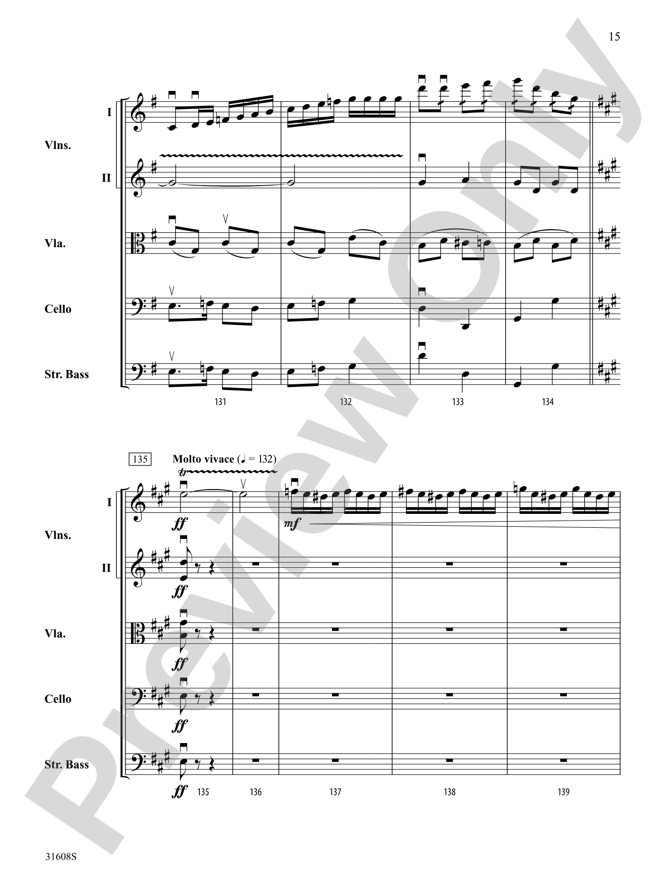 Souvenir d'Amerique: String Orchestra Conductor Score & Parts