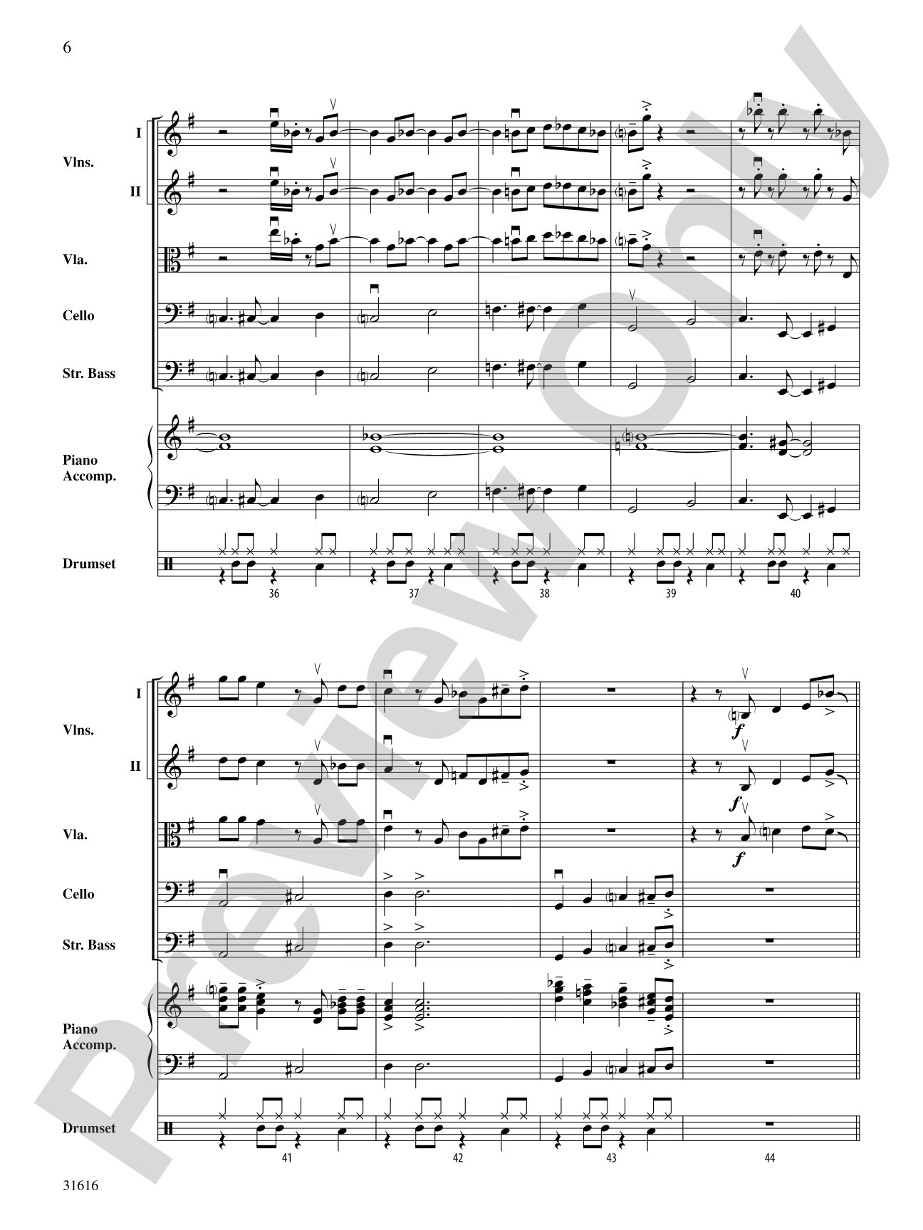 Tchefuncte Shuffle: String Orchestra Conductor Score & Parts