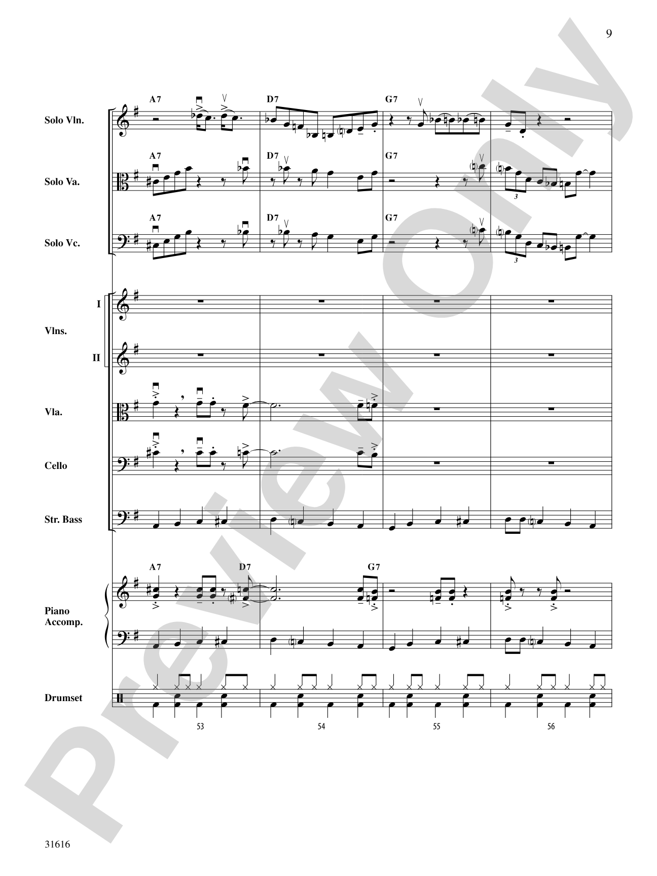 Tchefuncte Shuffle: String Orchestra Conductor Score & Parts