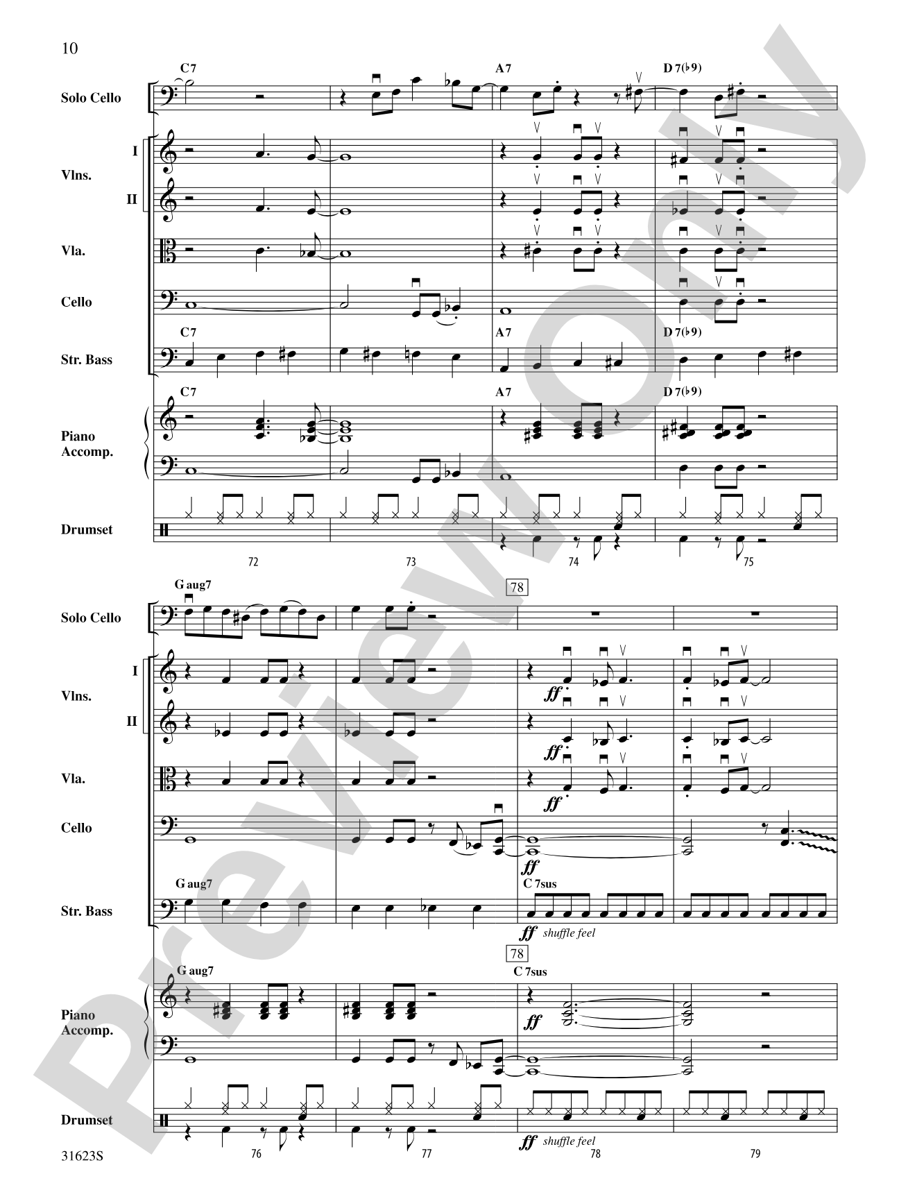 Fourth Dimension: String Orchestra Conductor Score & Parts