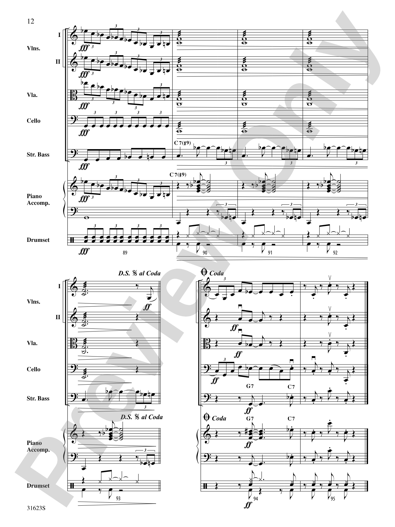 Fourth Dimension: String Orchestra Conductor Score & Parts