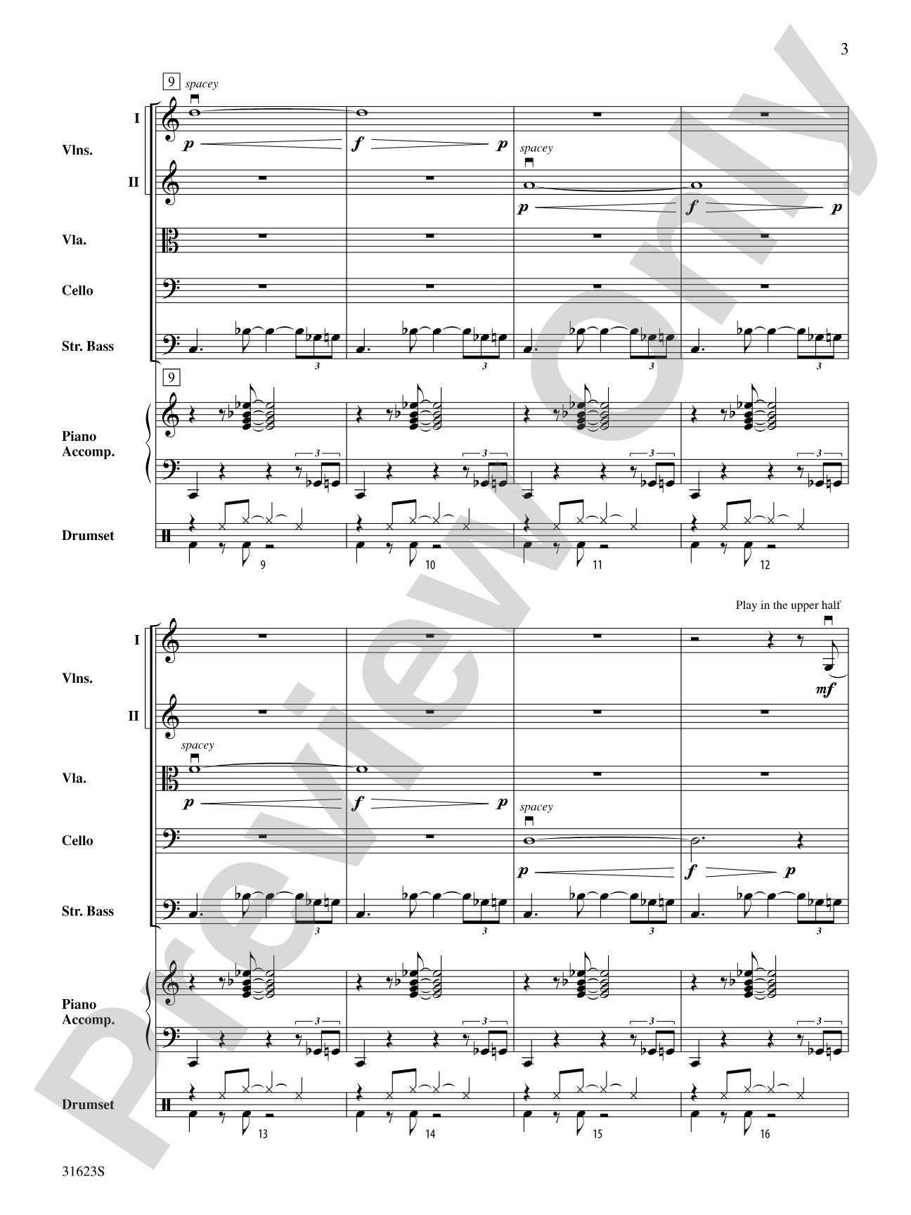 Fourth Dimension: String Orchestra Conductor Score & Parts