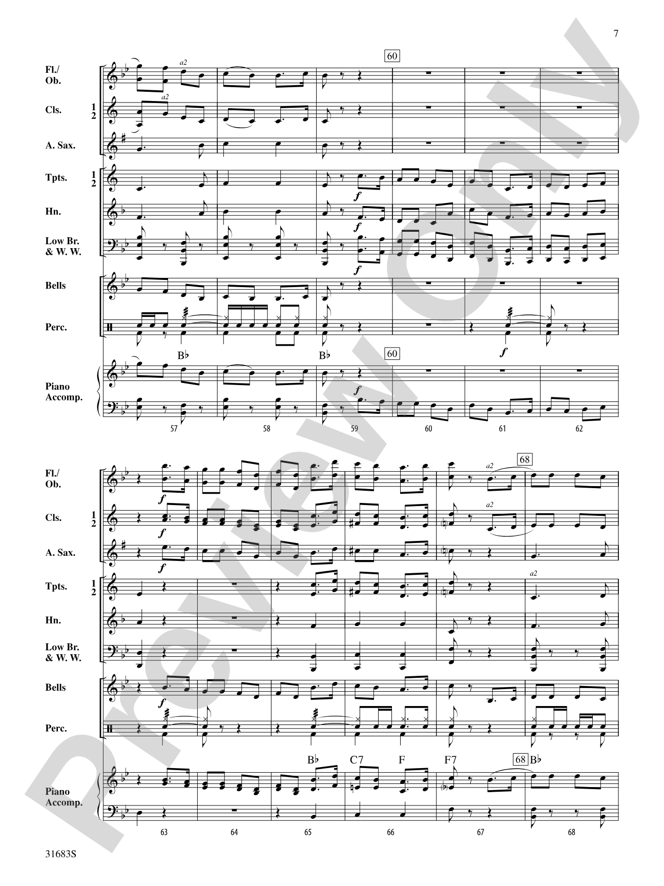 Danny the Brave Heart: Concert Band Conductor Score & Parts
