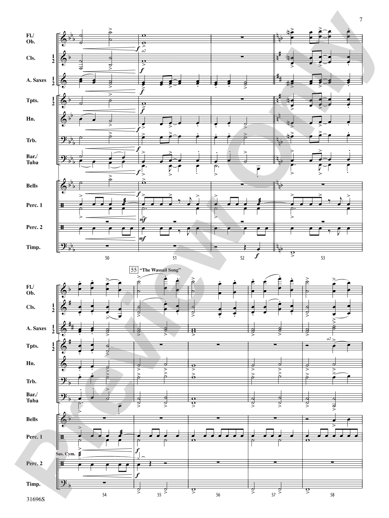 Holiday Snippets: Concert Band Conductor Score & Parts