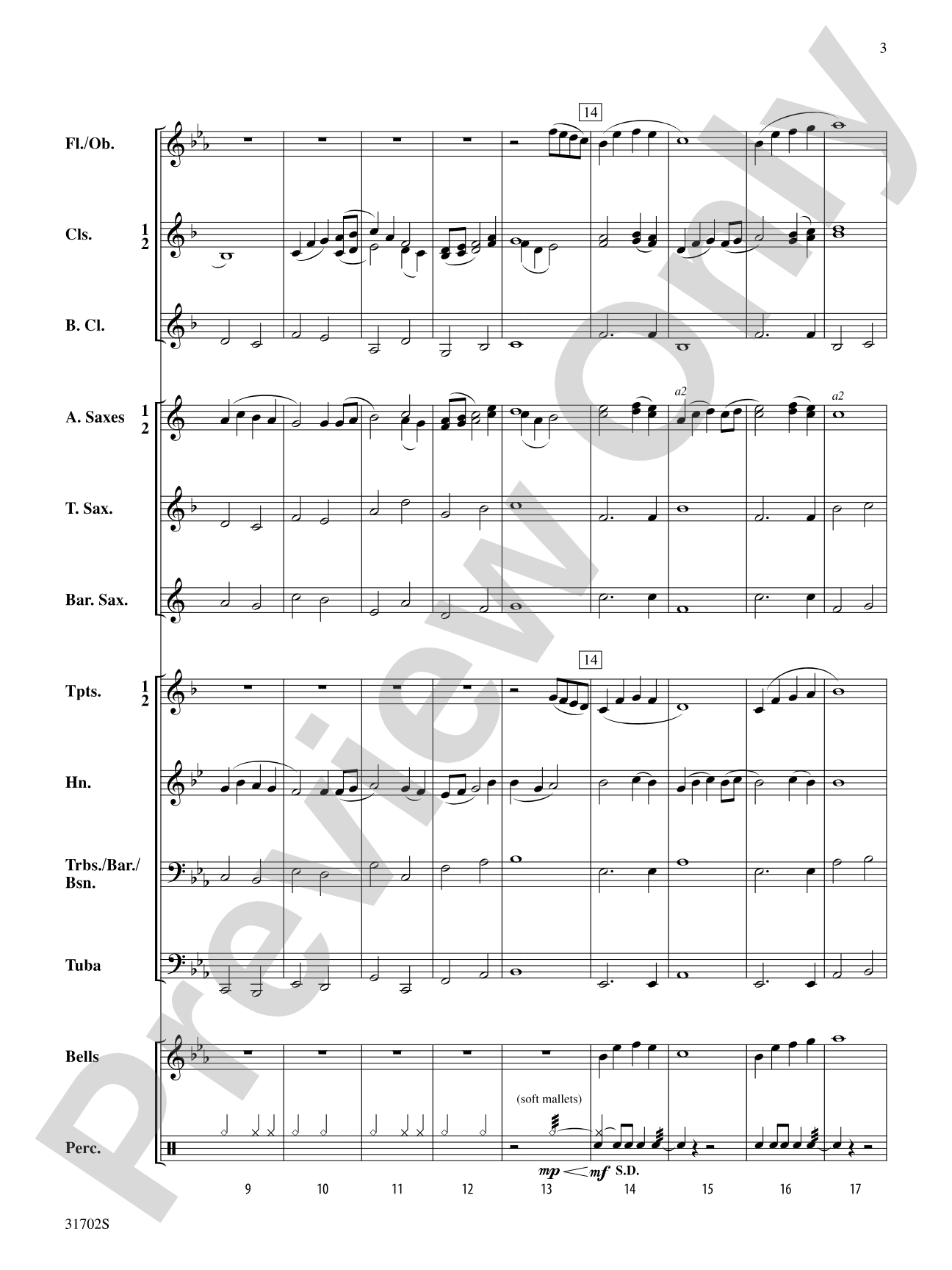Alpine Meadow: Concert Band Conductor Score & Parts