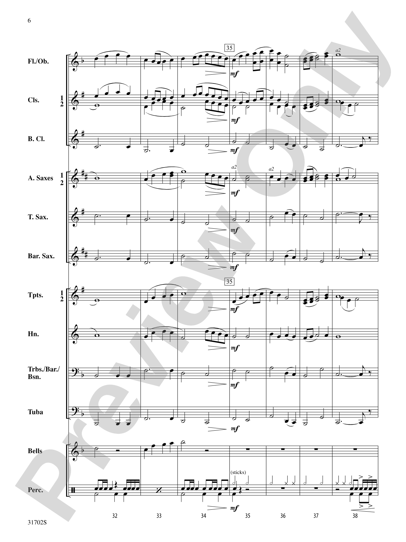Alpine Meadow: Concert Band Conductor Score & Parts