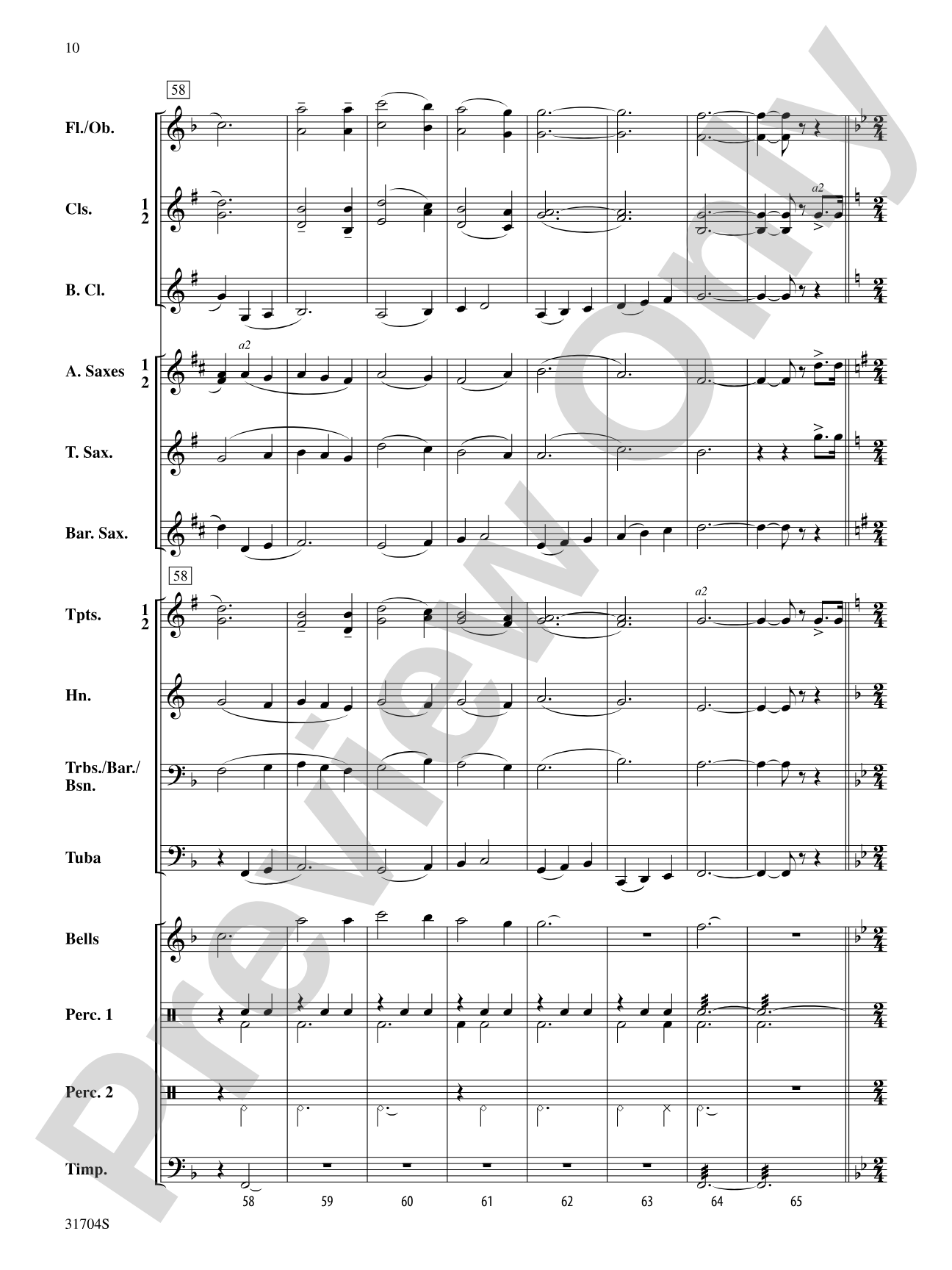 American Song Settings, No. 1: Concert Band Conductor Score & Parts