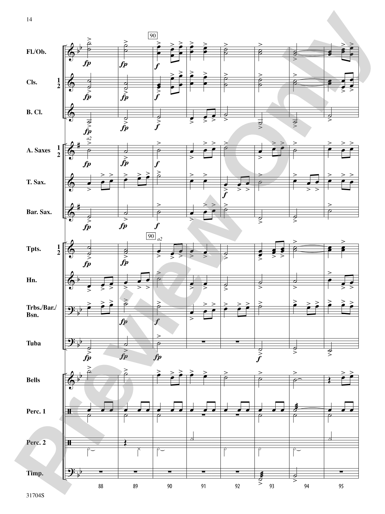 American Song Settings, No. 1: Concert Band Conductor Score & Parts