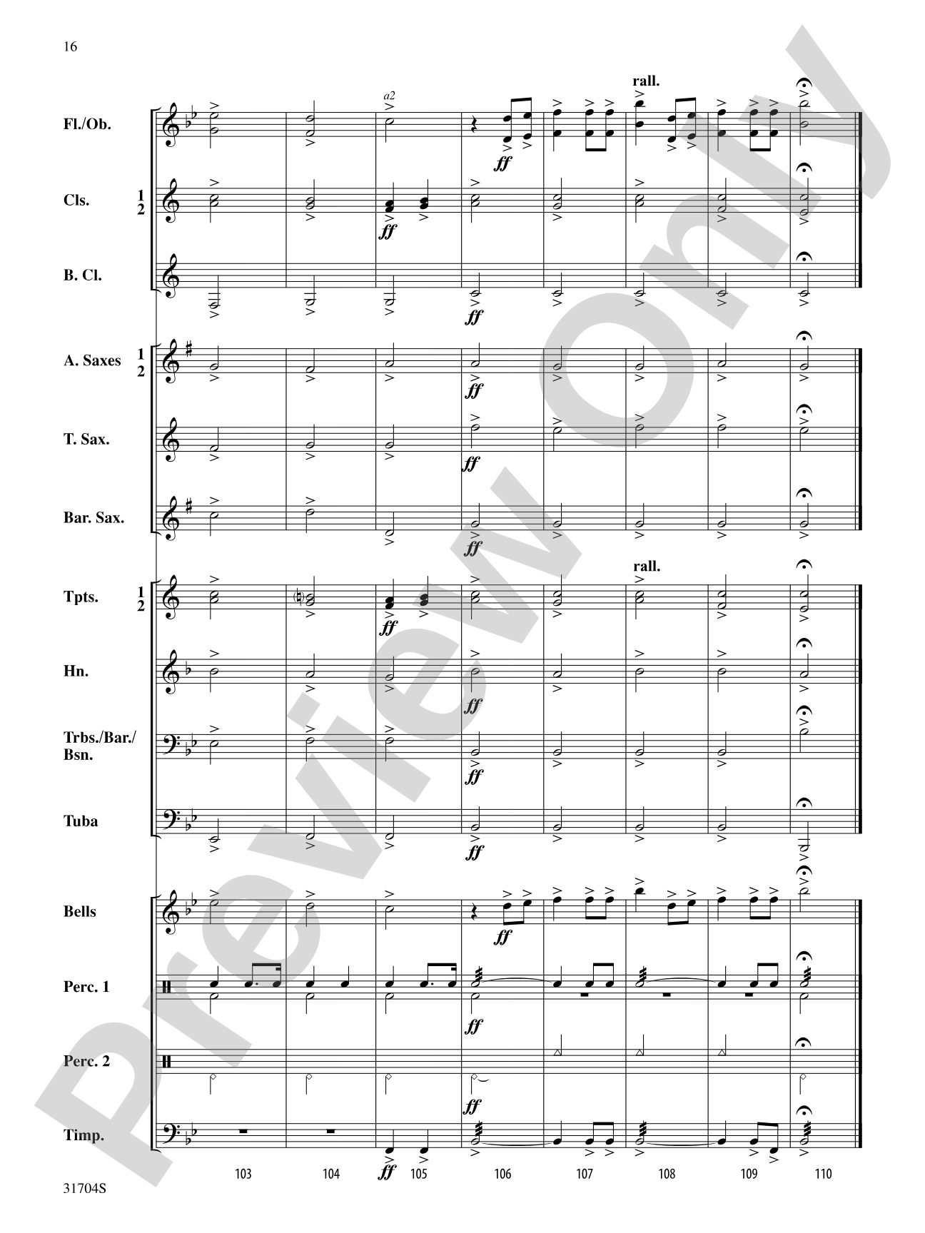 American Song Settings, No. 1: Concert Band Conductor Score & Parts