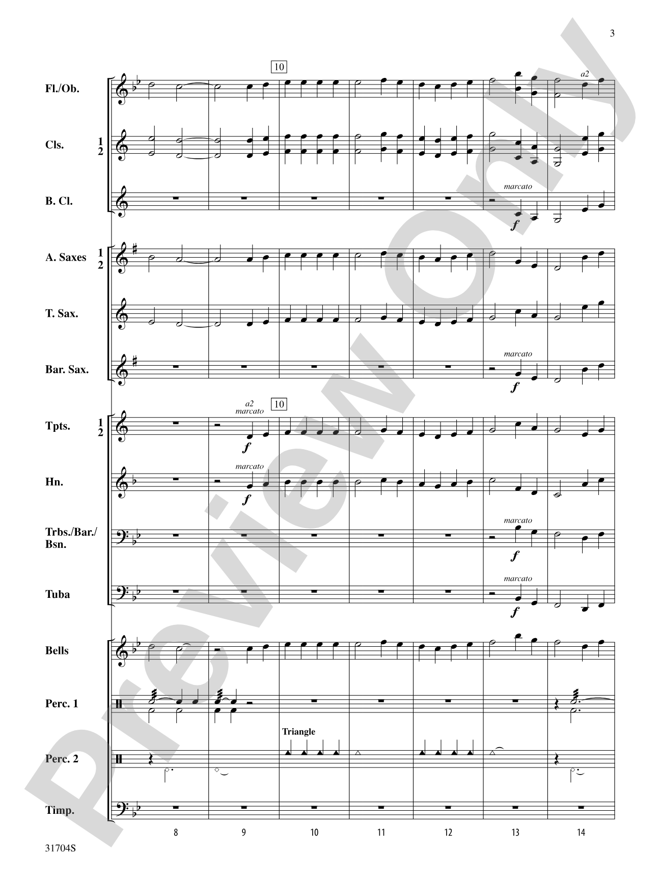 American Song Settings, No. 1: Concert Band Conductor Score & Parts