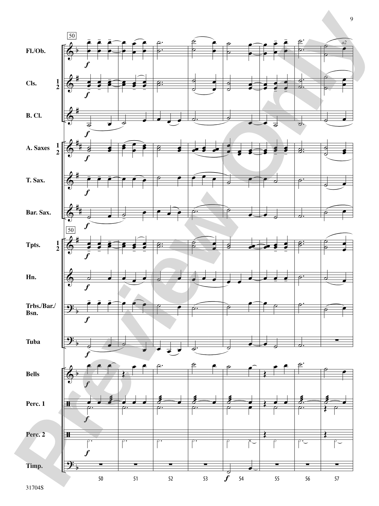 American Song Settings, No. 1: Concert Band Conductor Score & Parts