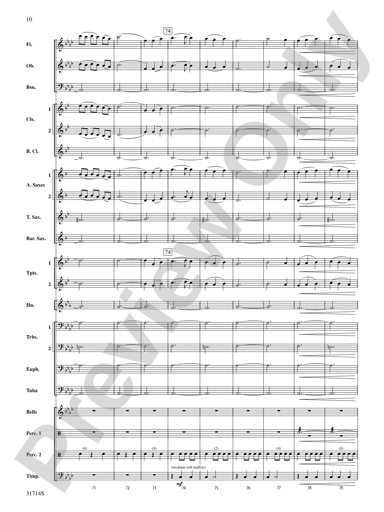 Scheherazade Selections: Concert Band Conductor Score & Parts