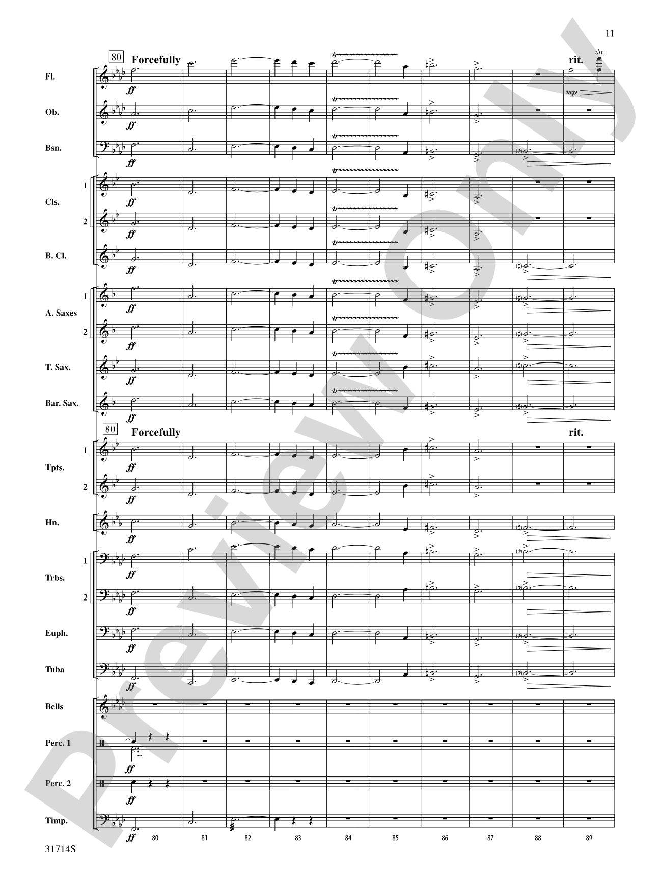 Scheherazade Selections: Concert Band Conductor Score & Parts