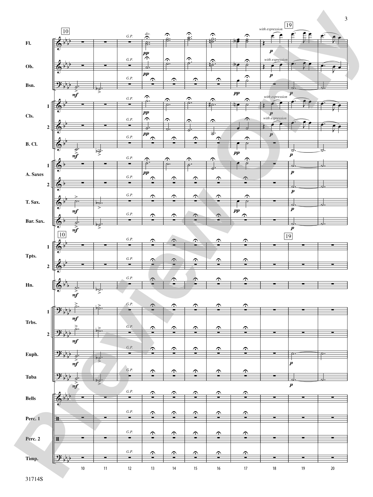 Scheherazade Selections: Concert Band Conductor Score & Parts